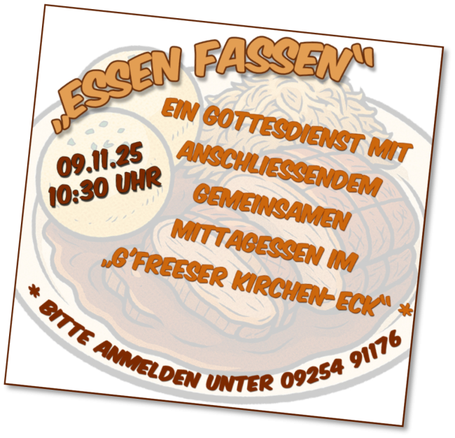 "Essen fassen"